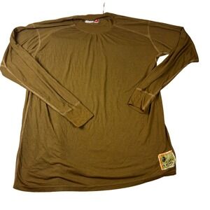 XGO FROG USMC Peckham Shirt Mens XL Brown Excellent Flame Resistant Base Layer
